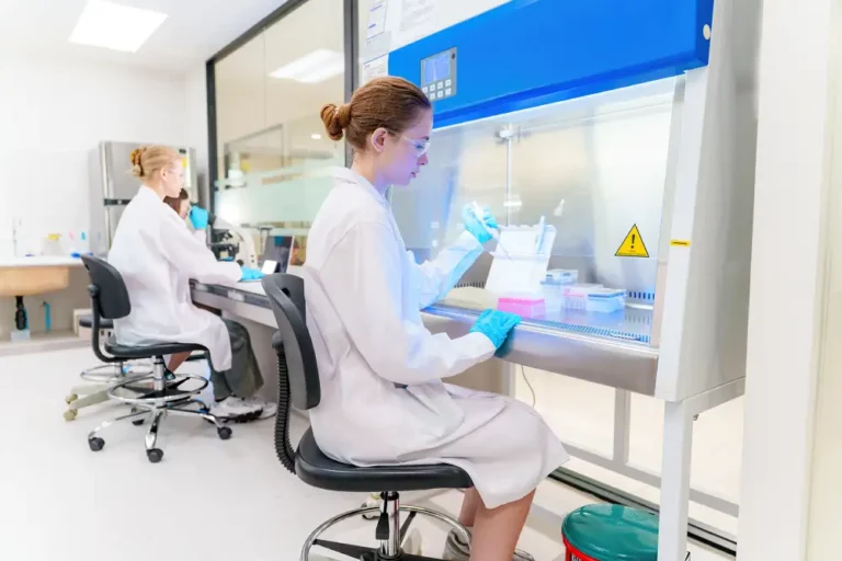 scientists conducting research