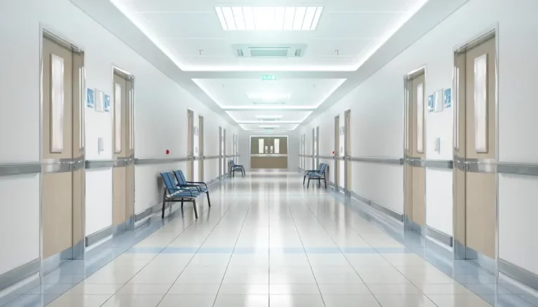 hallyway of a medical facility