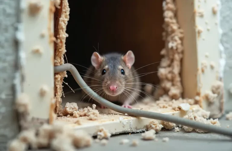 mouse chewing through the wall