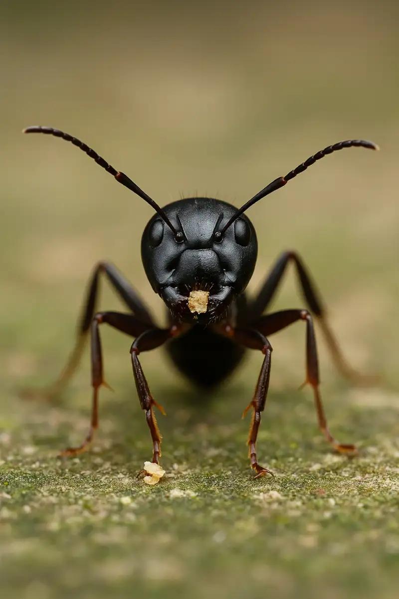 black ant close up